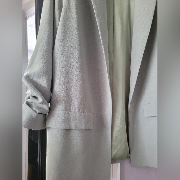 COPY - Mango Green Blazer L - Picture 7 of 11